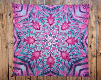 Ice Dyed Tapestry •  55” x 58”