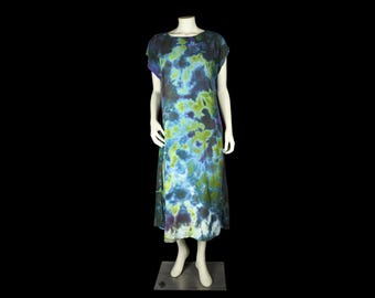 Large Ice Dyed Rayon Dress
