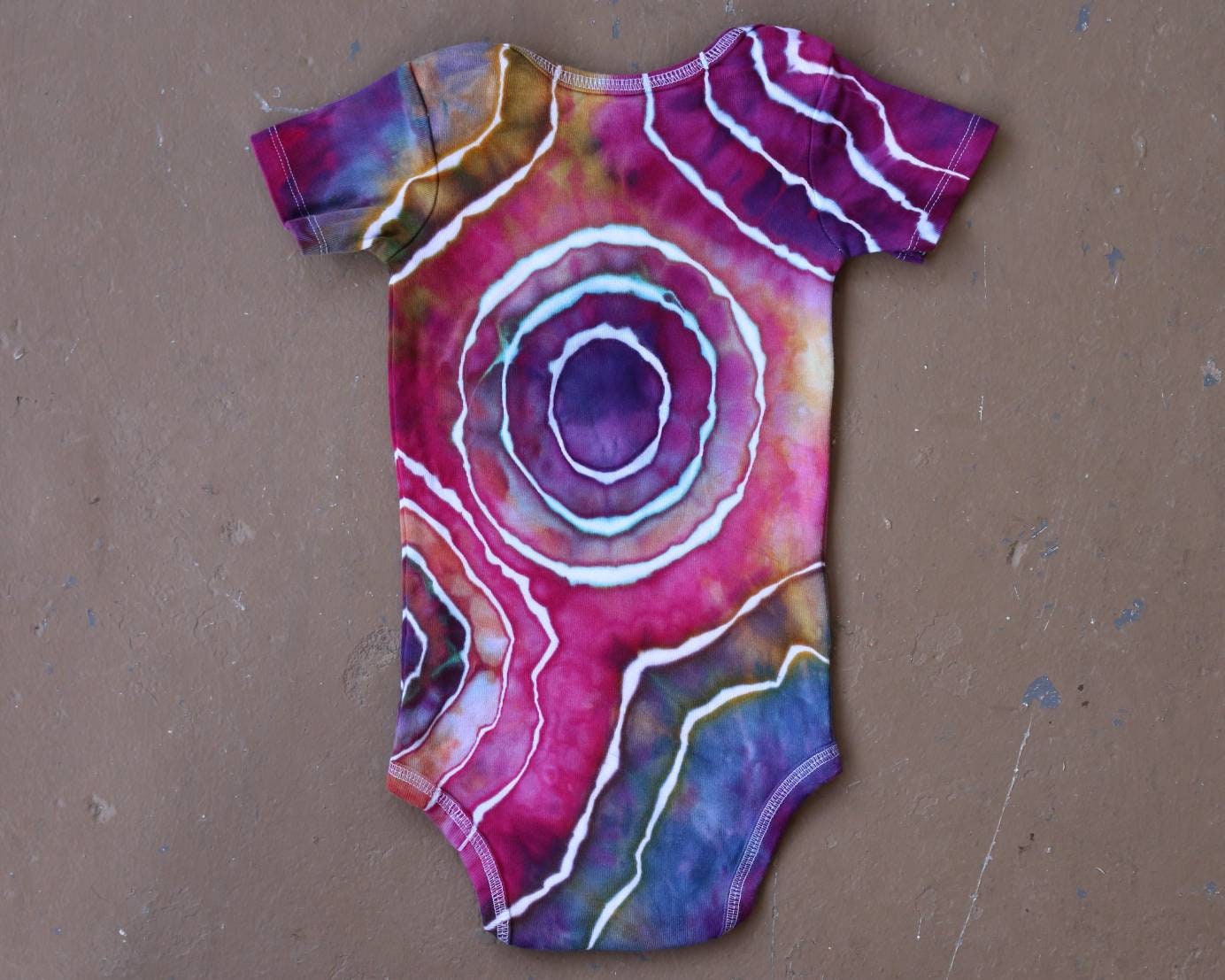 18 Month Tie Dye Bodysuit Tie Dye Baby Clothes Hippie Baby Tie