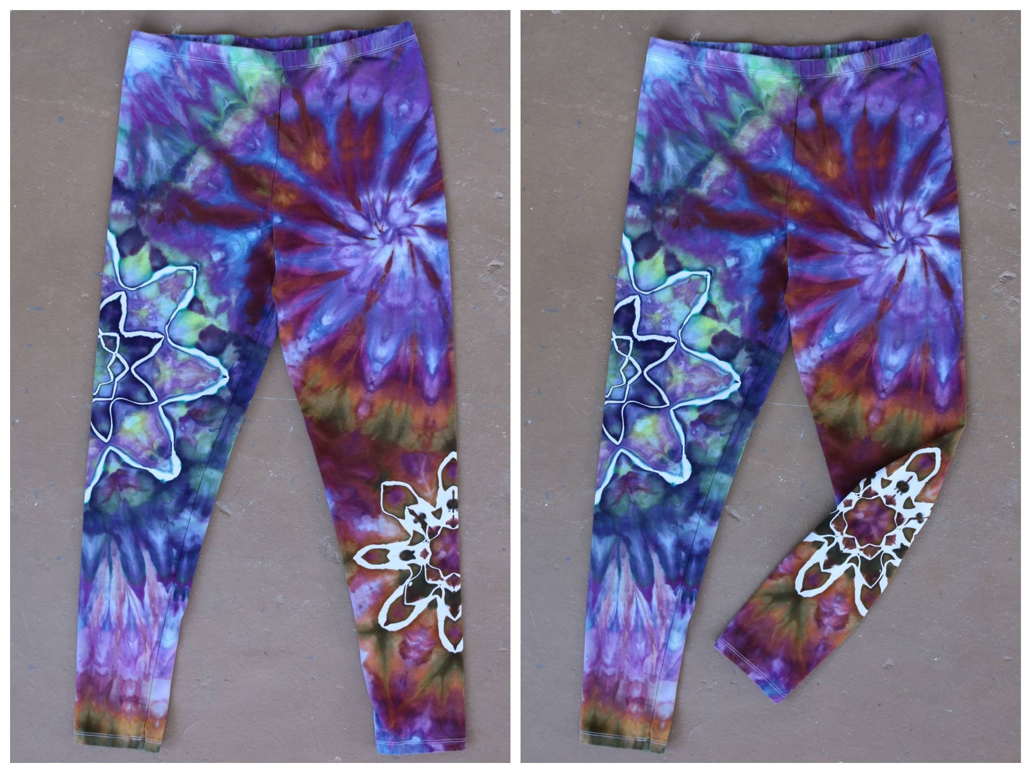 Tie Dye Leggings | Extra Large Leggings