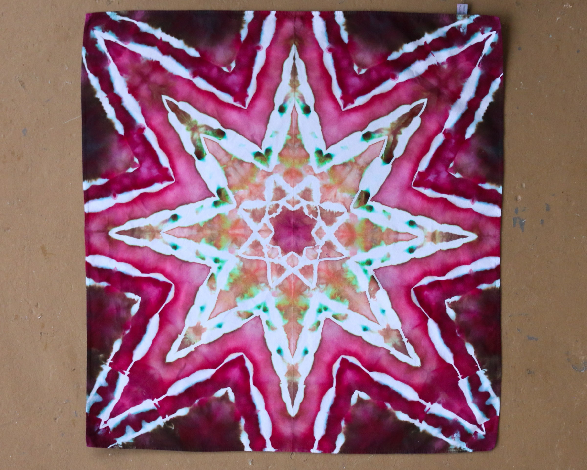 pastel tie dye bandana