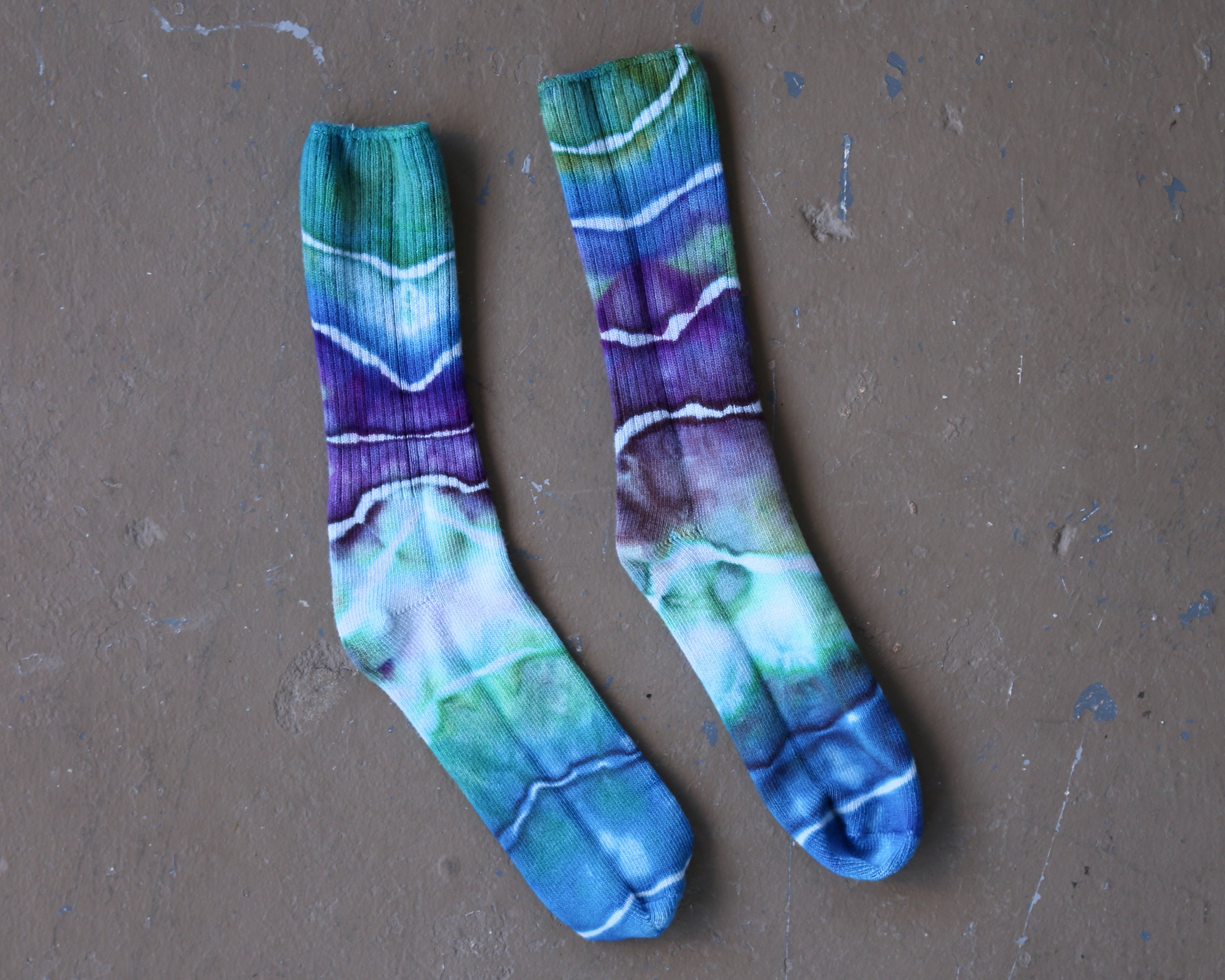 Tie Dye Bamboo Socks, Psychedelic Socks, Fun Socks, Tie Dye Gift, Tie ...