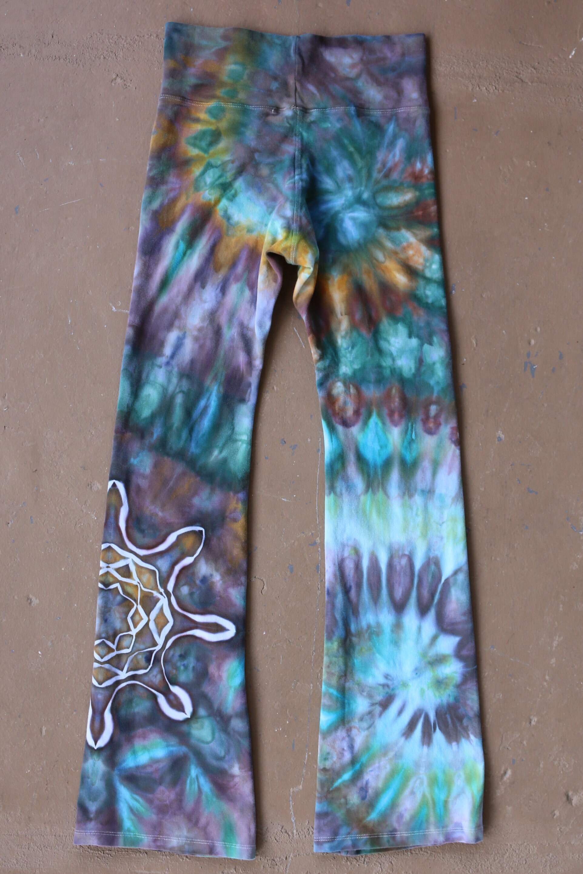 Tie Dye Yoga Pants | Medium Yoga Pants, Hippie Pants, Bohemian Pants ...