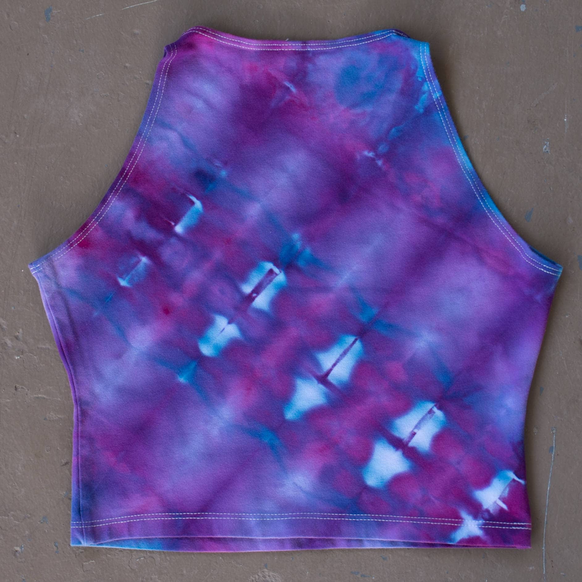 womens tie dye crop top