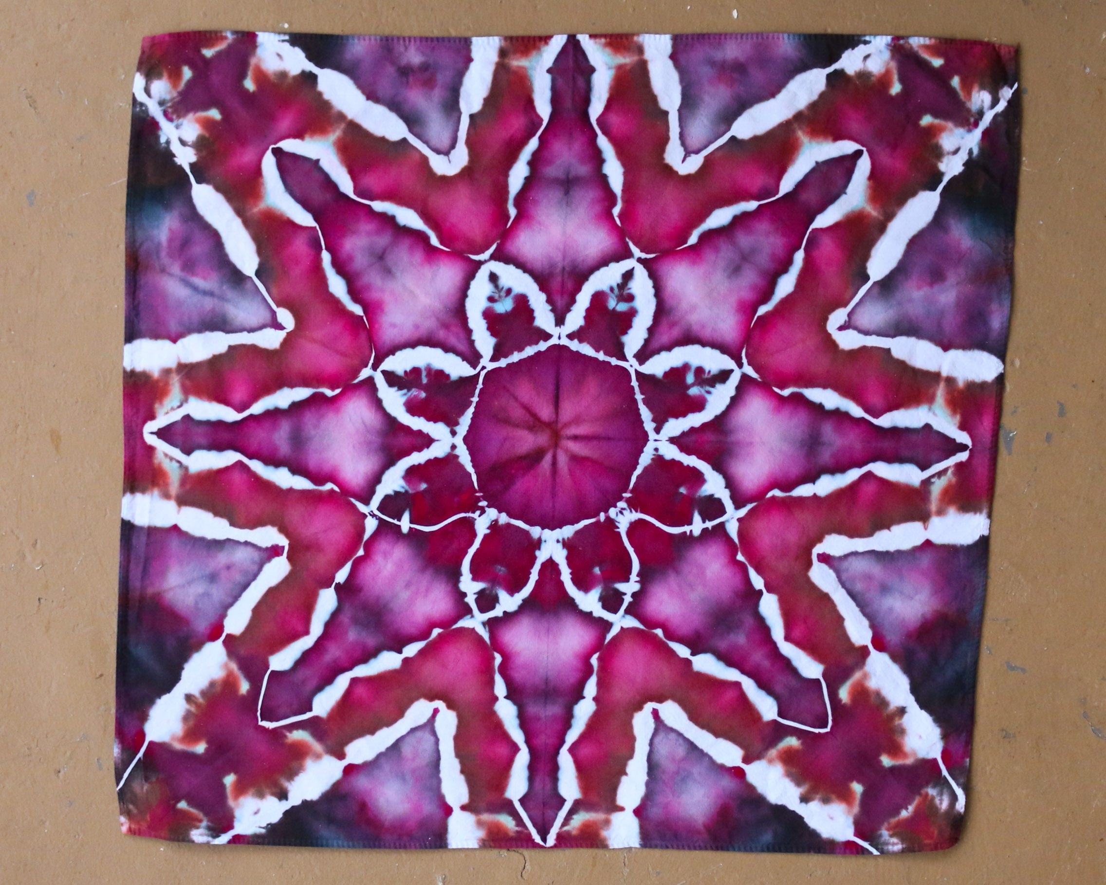 pastel tie dye bandana
