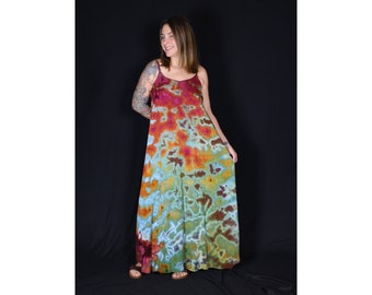 XS Ice Dyed Rayon Dress