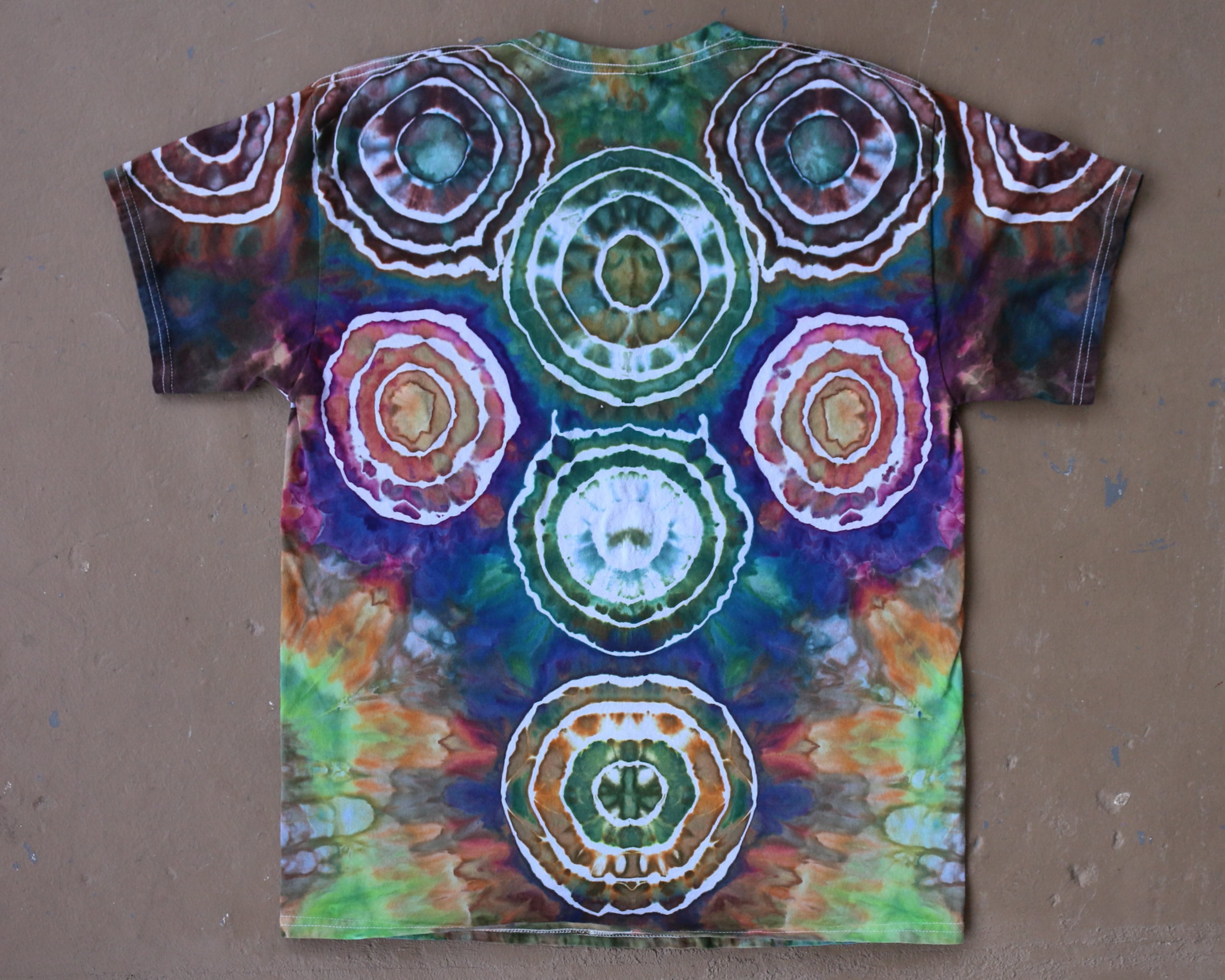 Tie Dye Shirt Large, Psychedelic Clothing, Trippy Shirt, 60s hippie