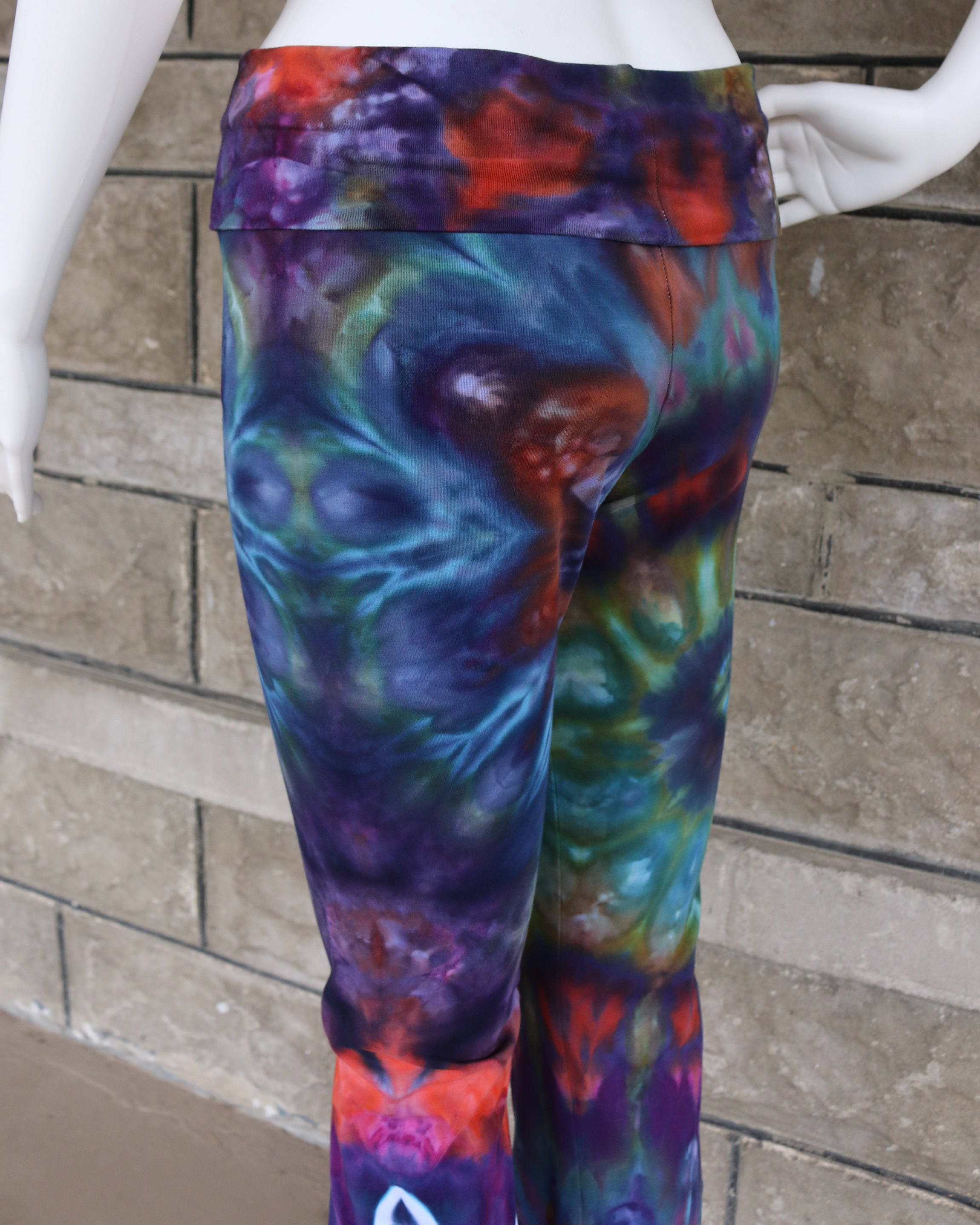 bohemian yoga pants tie dye