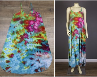 Large Ice Dyed Rayon Dress
