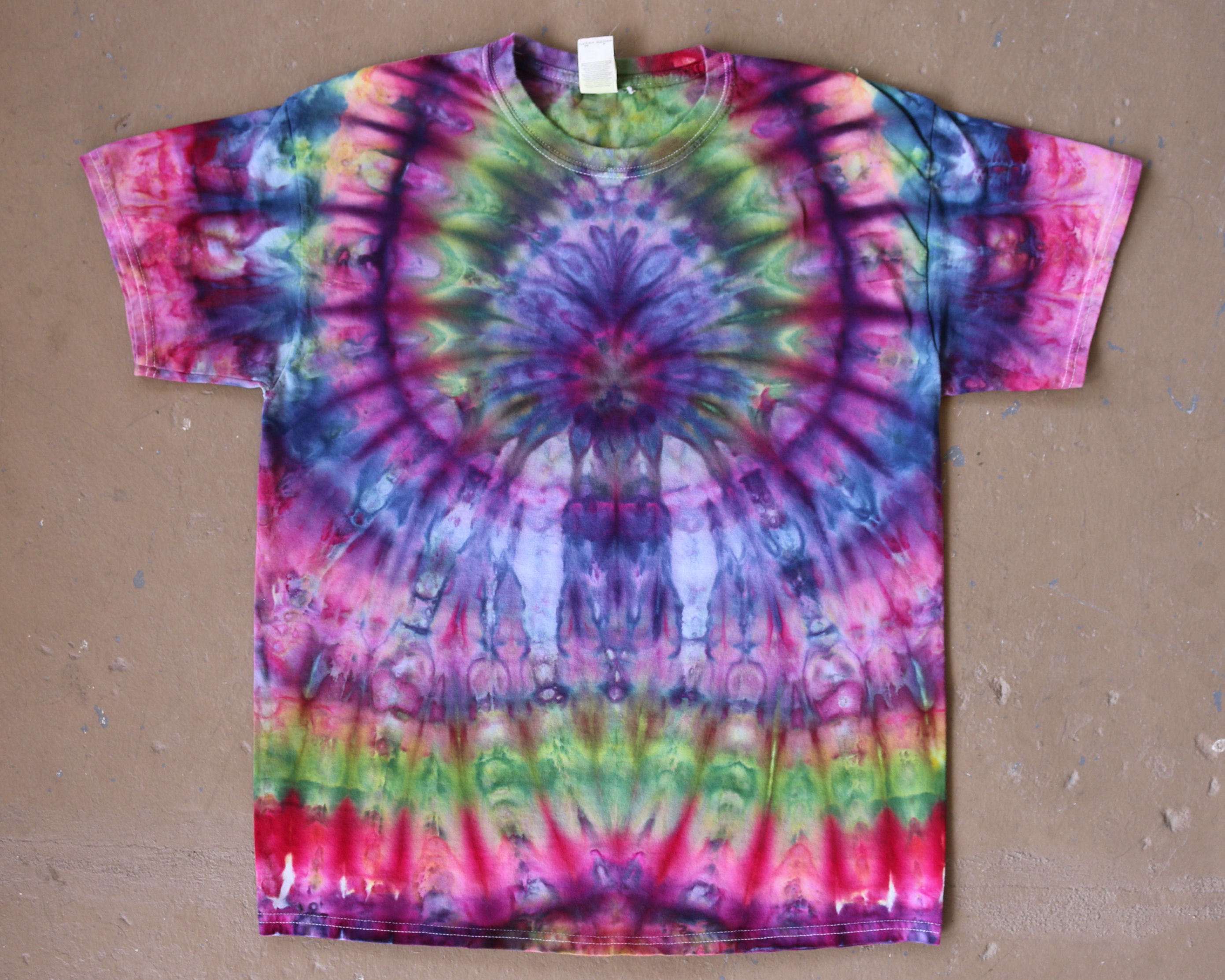 Tie Dye Shirt | Large, Psychedelic Clothing, Trippy Shirt, 60s hippie ...