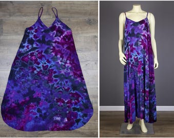 Large Ice Dyed Rayon Dress