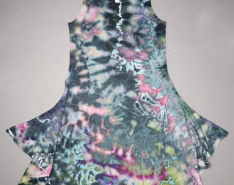 Large Ice Dyed Cotton Dress