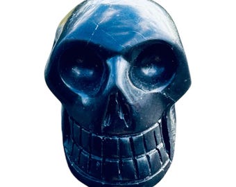 Shungite Crystal Skull 76 grams