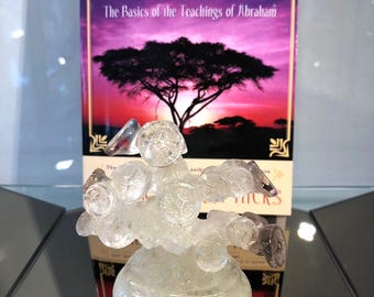 Smoky Citrine Fortune (Money) Tree, Hand Carved 330 Grams 0.33 KG