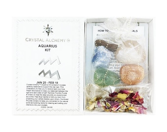 Crystal Alchemy - Aquarius Kit (5 Crystals)