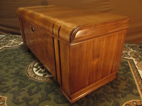 Restored 1940 s Cavalier Cedar Chest With Waterfall Top Etsy Israel