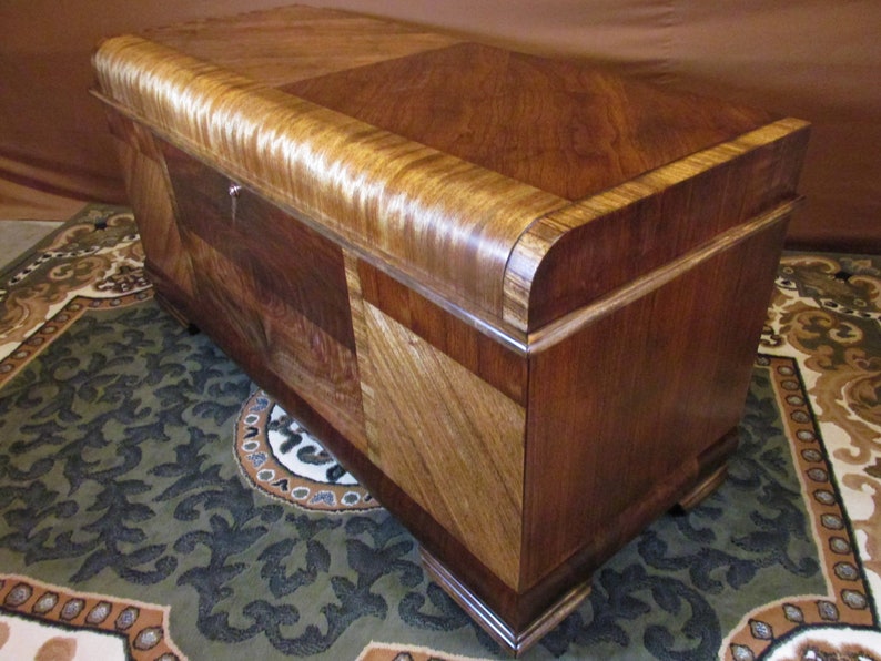 Restored 1950 Lane Cedar Chest With Waterfall Top Style No. Etsy