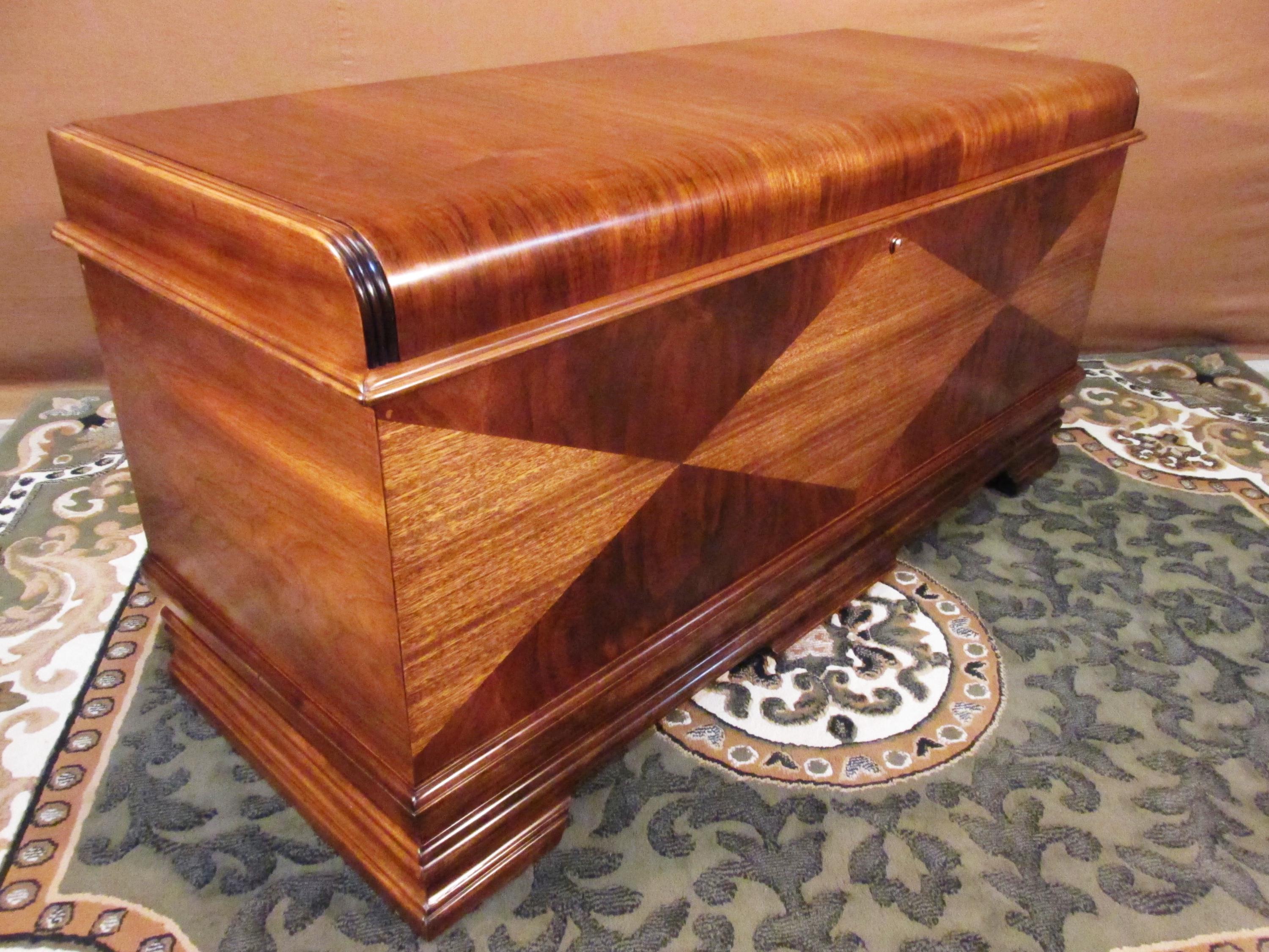 Restored 1930's Waterfall Cedar Chest by Caswell Runyan Etsy