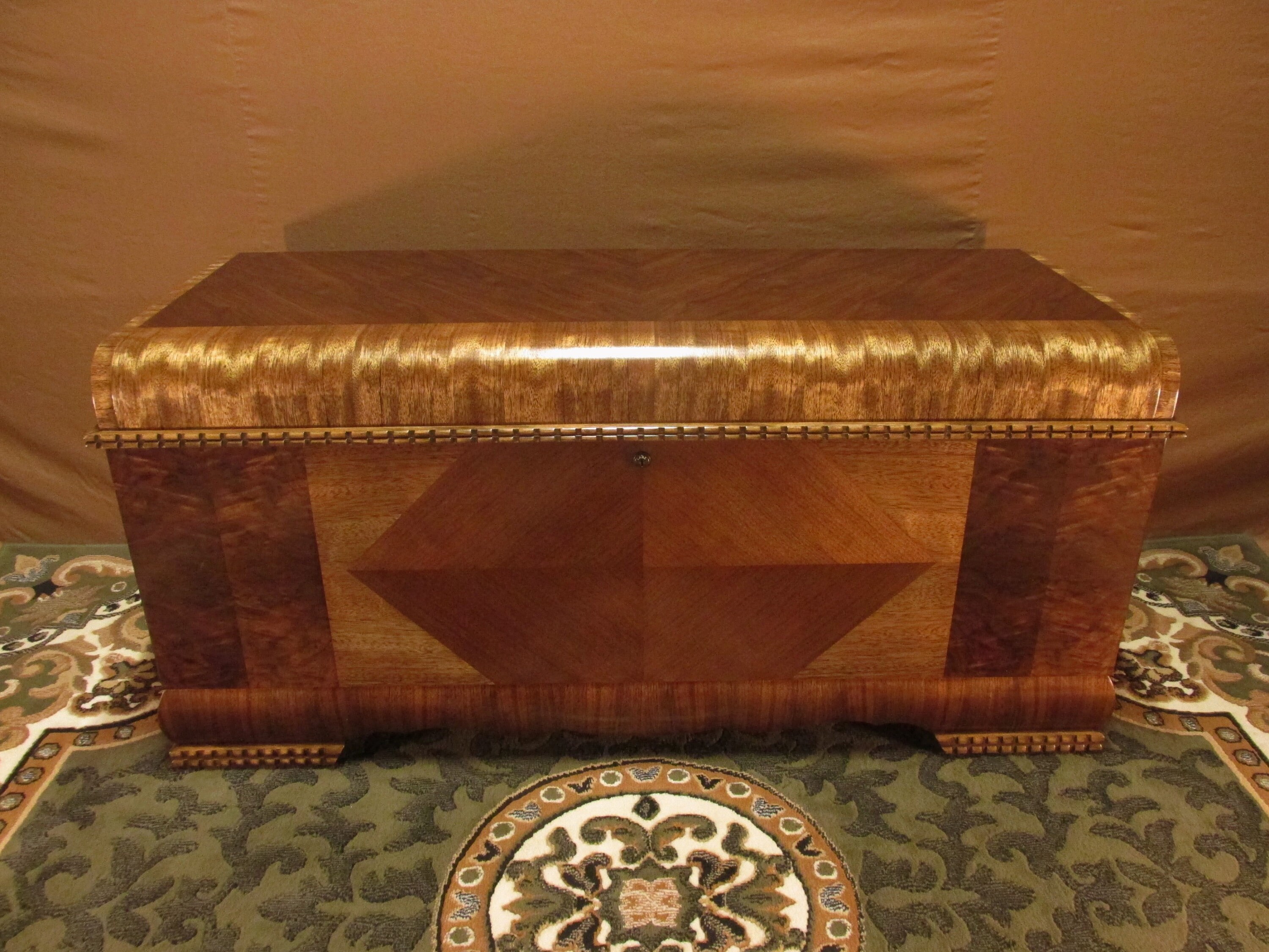 Restored 1951 Lane Cedar Chest With Waterfall Top Style No. Etsy