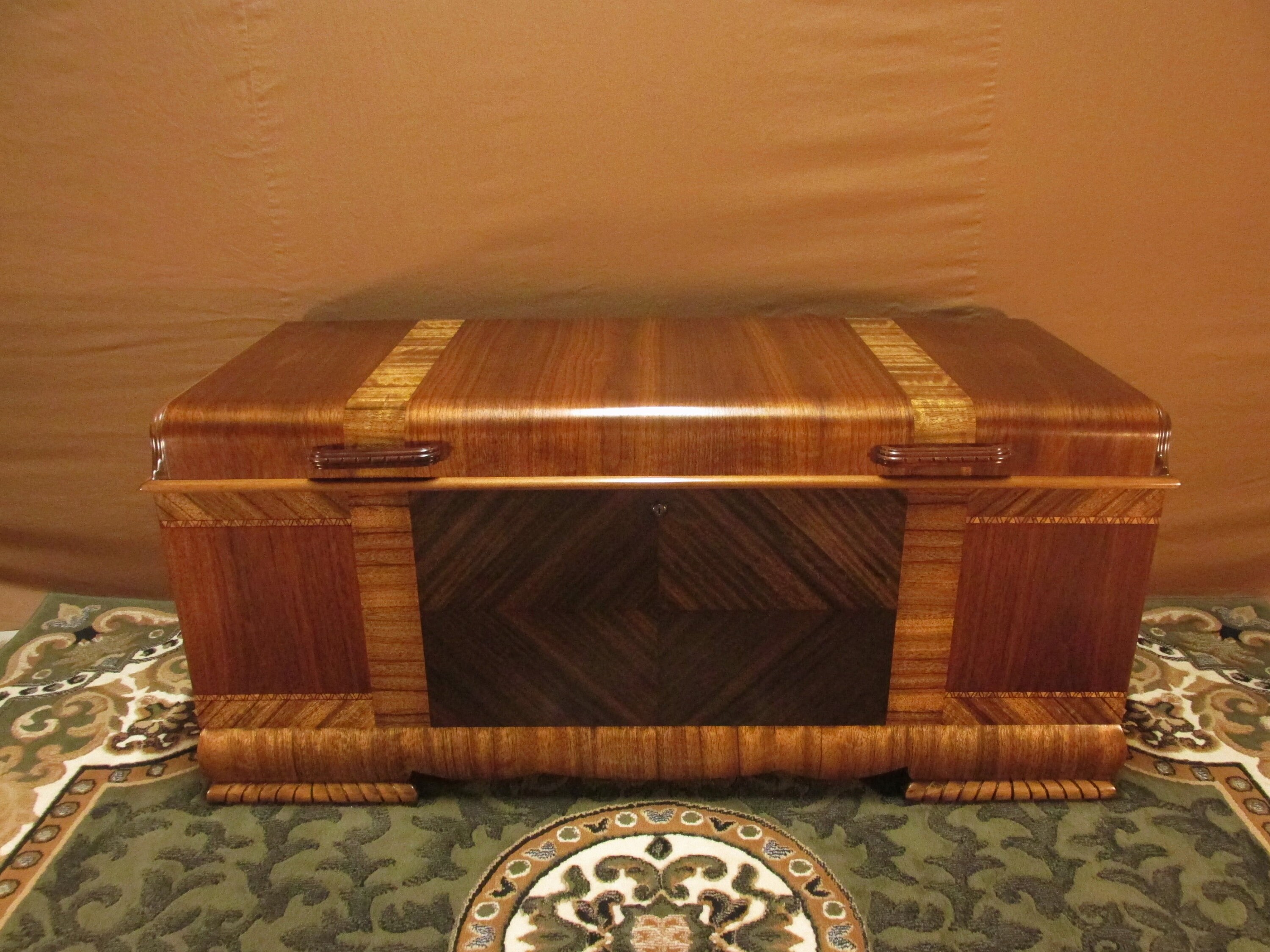 Restored 1939 Lane Cedar Chest With Waterfall Top Style No. Etsy