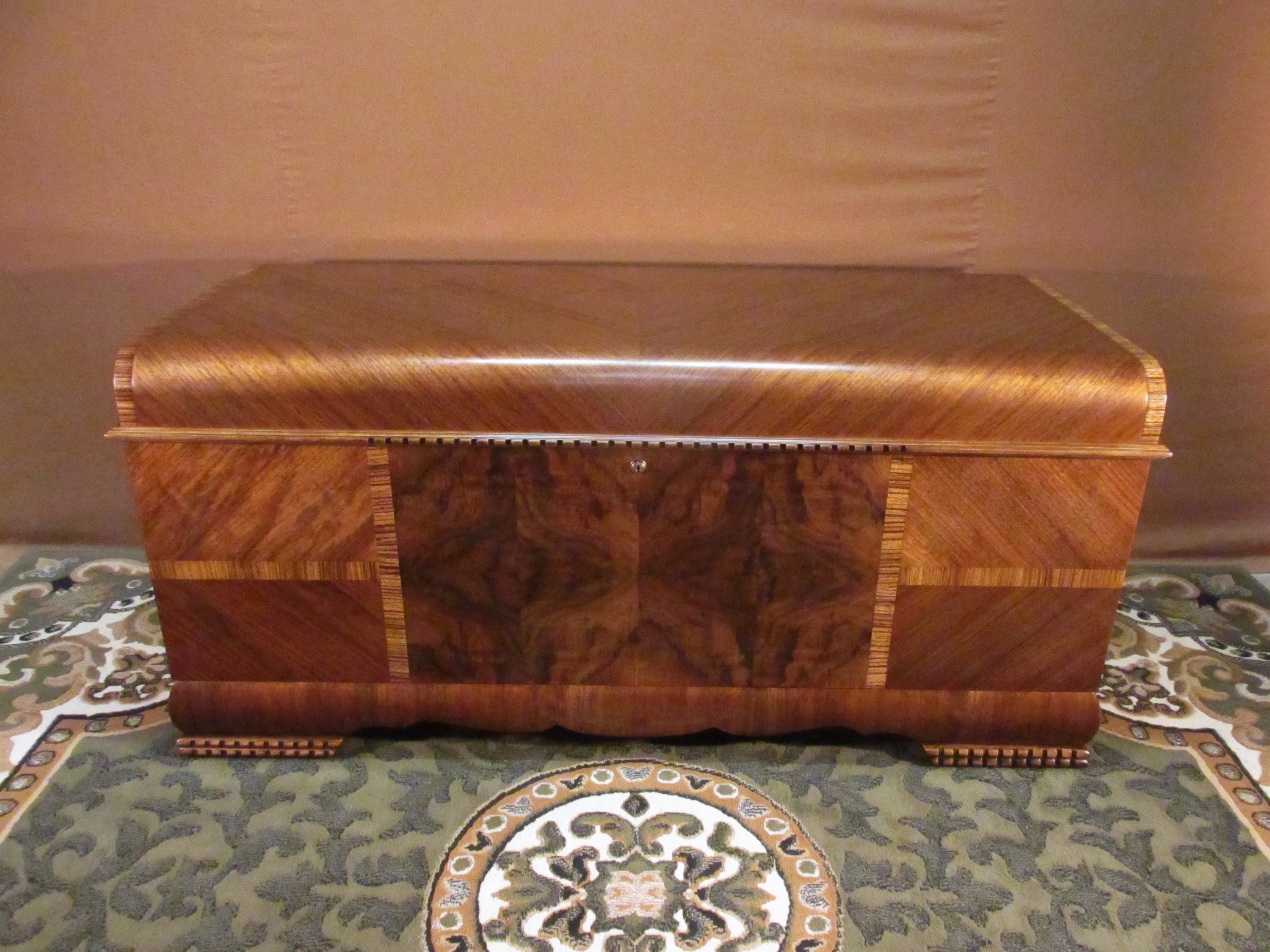 Restored 1946 Lane Waterfall Cedar Chest Style No. 2120 Etsy