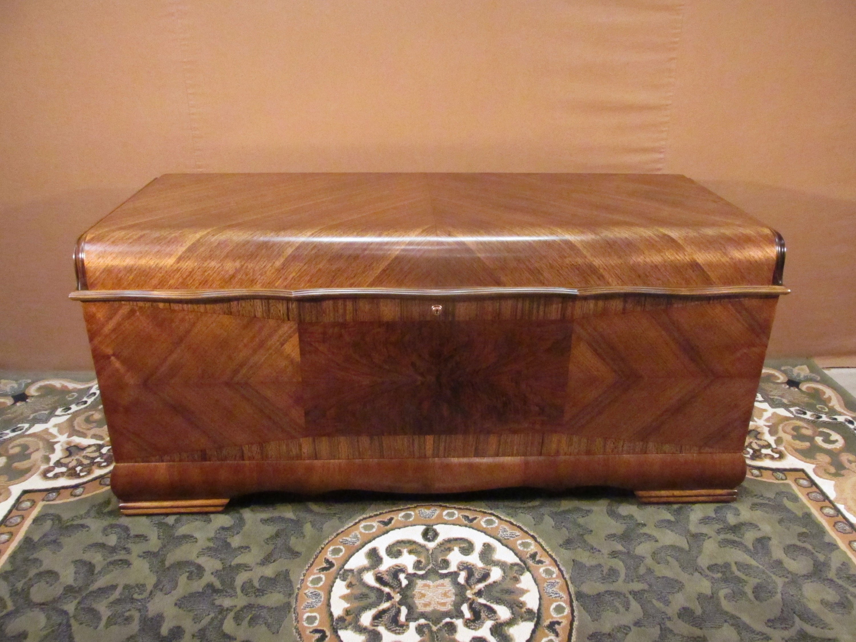 Restored 1941 Lane Waterfall Cedar Chest Style No. 481980