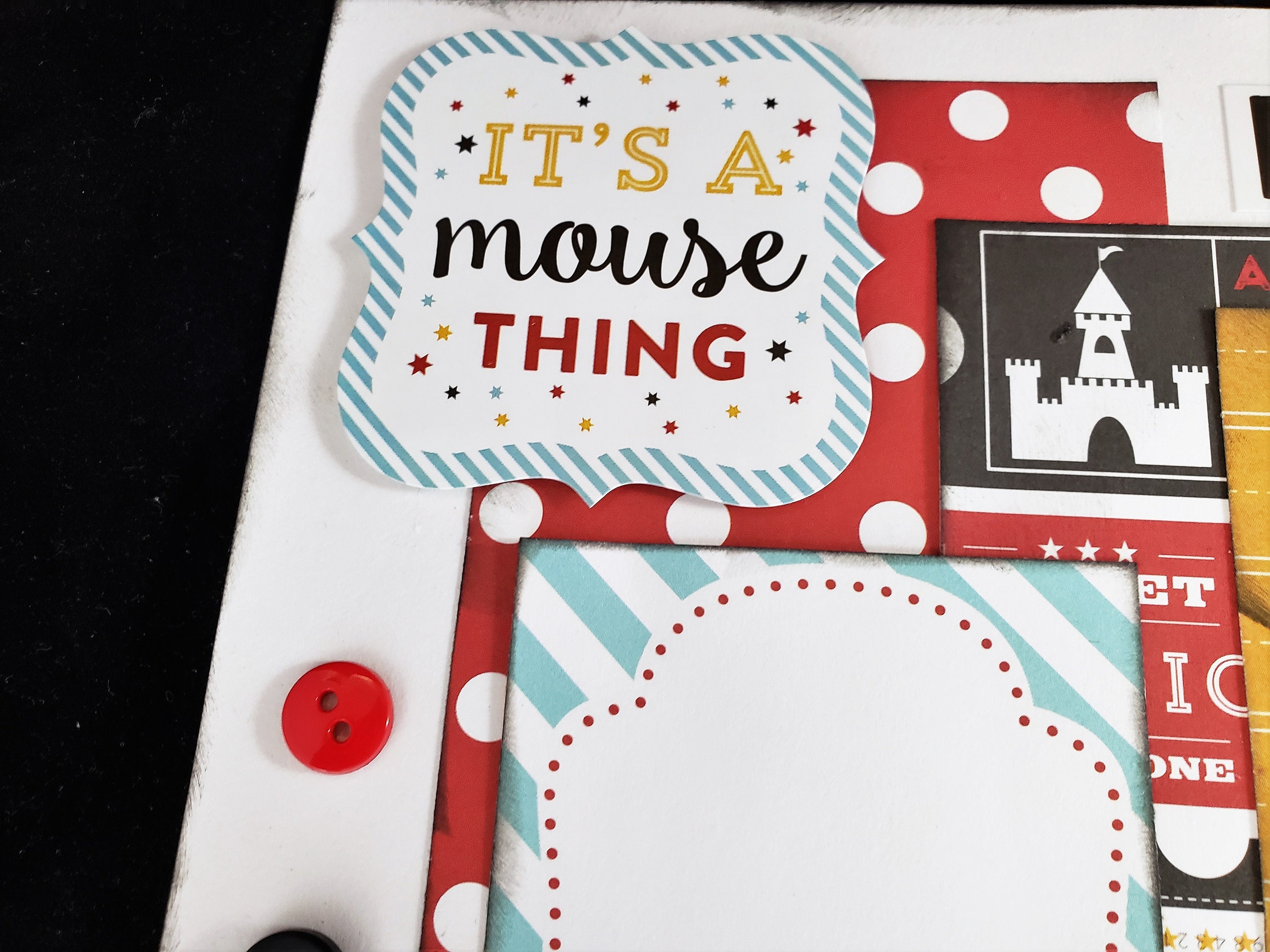 12x12 Disney Themed Scrapbook Page Instructions – Artsy Albums