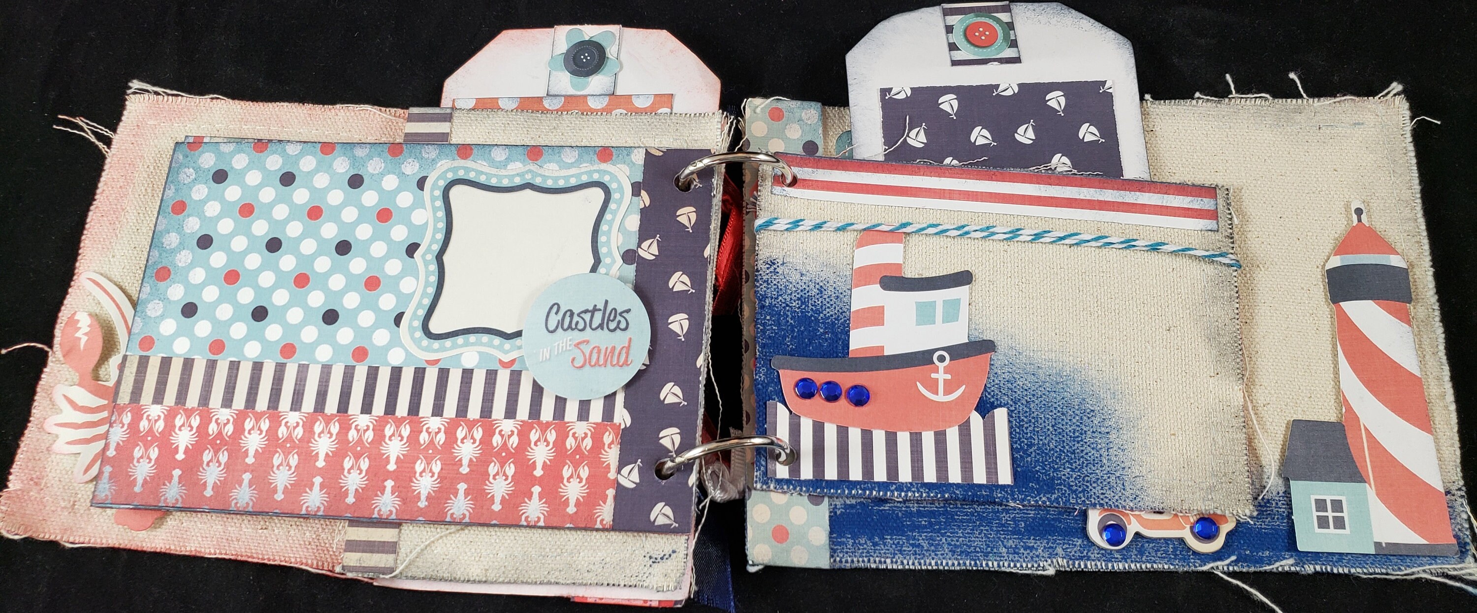 Summer Vacation Mini Album Premade Mini Album Scrapbook - Etsy