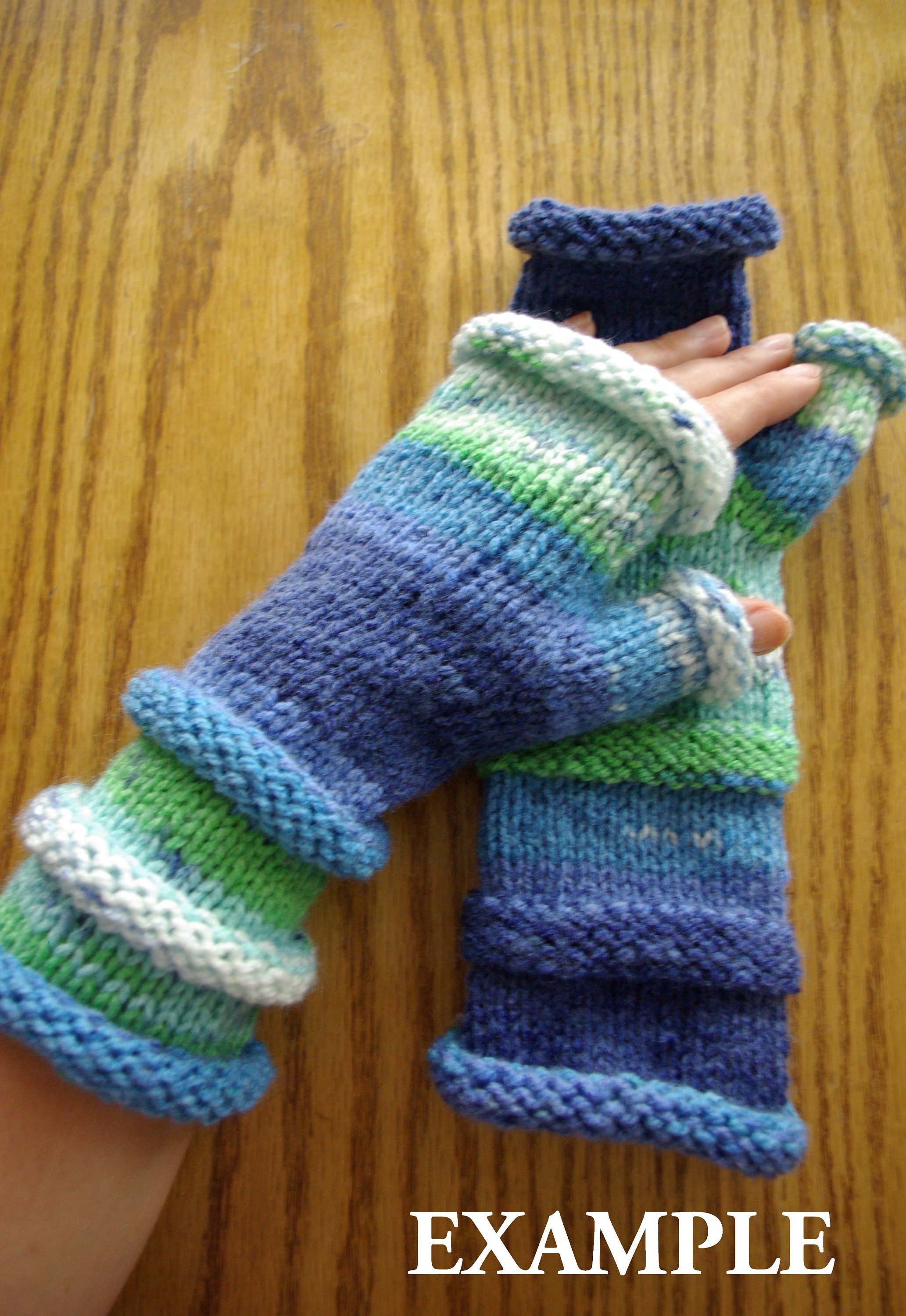 Mittens fingerless gloves perfect as a gift various colours Etsy