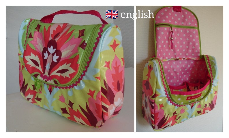 hanging toiletry bag sewing pattern