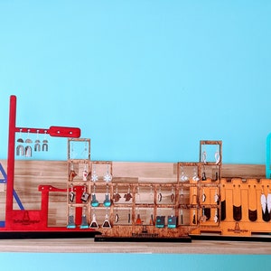 Chemistry themed Earring display - Periodic table display only!