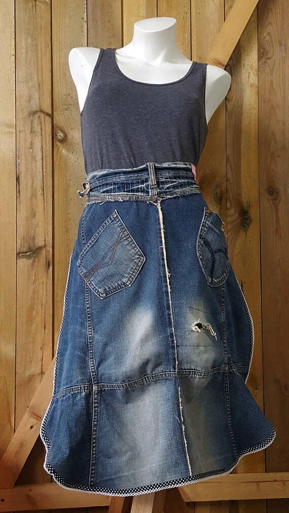 jeans single piece dress
