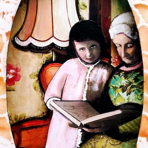 Shadow Box Painted Collage - GRANDMA&#39;S HOUSE