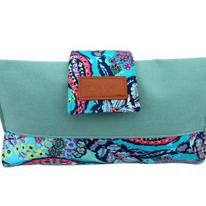 Nappy wallet, diaper wallet, nappy bag, baby shower gift, Tess & Rae, wipes holder