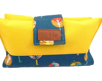 Cartera de pañales, embrague de pañales y toallitas, bolsa de pañales, regalo de baby shower, cartera de pañales y toallitas, Tess & Rae, bolsa de pañales, bolsa de pañales, bolsa de pañales