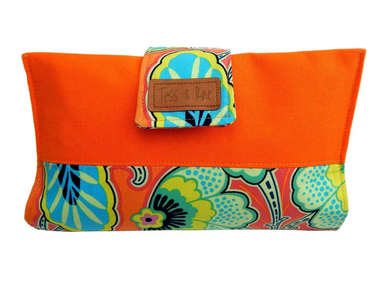Tess /& Rae diaper wallet nappy wallet baby shower gift nappy clutch Cotton