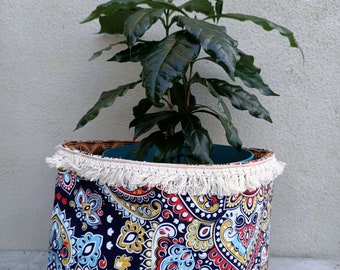 Fabric Plant Holder/ Storage basket