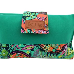 Nappy Wallet, nappy and wipes clutch, baby shower gift.