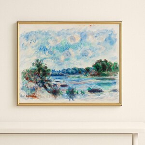 Renoir Landscape Wall Art Printable, Vintage French Impressionist Painting, Digital Download, Classic Fine Art for Home Decor