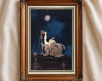 Kay Nielsen Fairy Tale Illustration, Vintage Storybook Wall Art, Classic Fantasy Decor