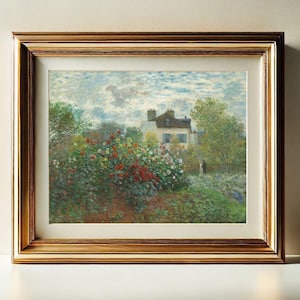 Claude Monet Wall Art Print, Impressionist Landscape Painting, Vintage Fine Art Decor, Digital Download, French Art Printable