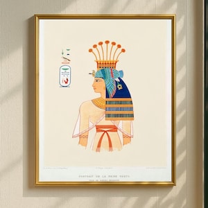 Ancient Egypt Wall Art, Egyptian Papyrus Print, Hieroglyphic Poster, Digital Download, Pharaoh Artwork, Printable History Decor