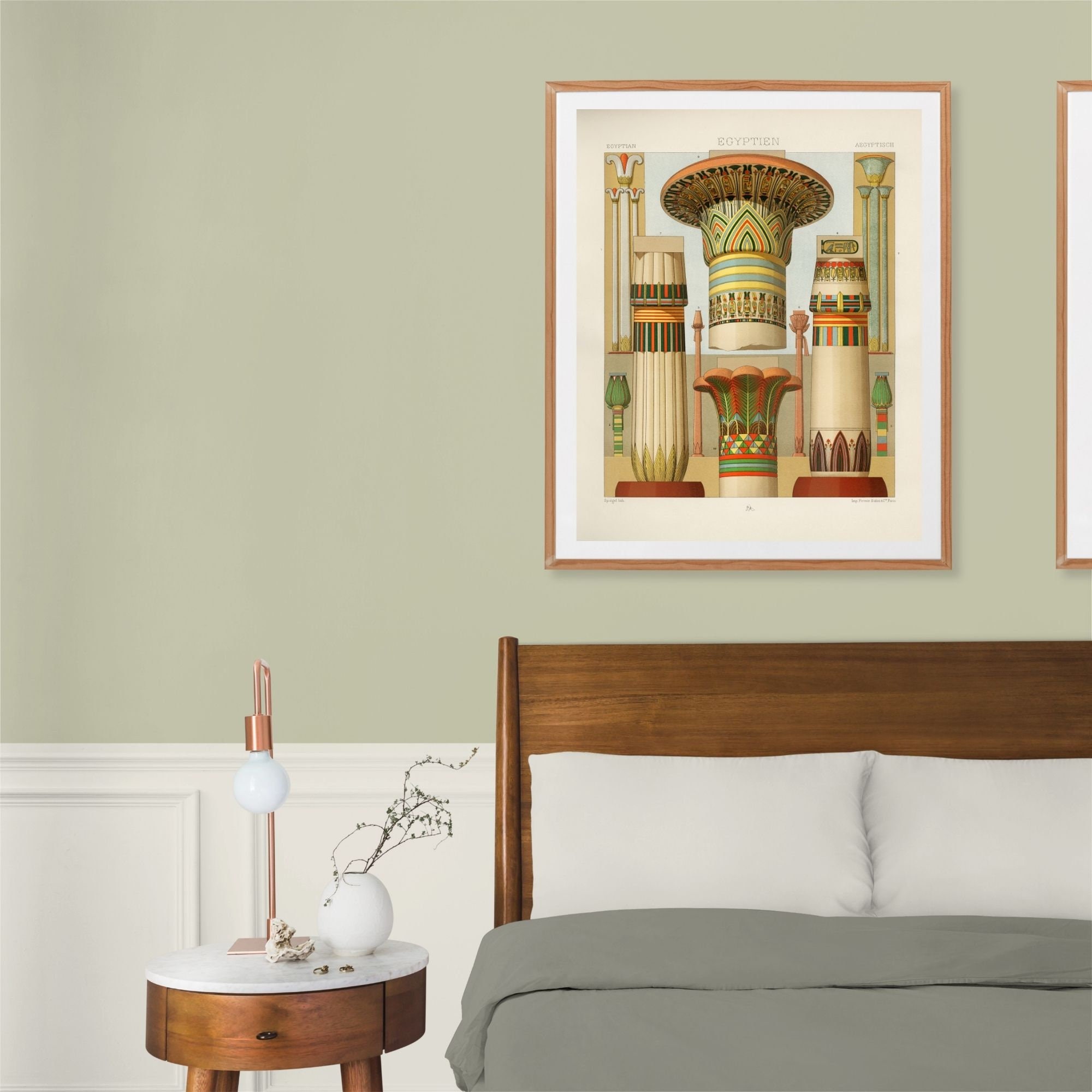 Ancient Egyptian Wall Art Set of 5, Ancient Egypt Prints, Hieroglyphic ...