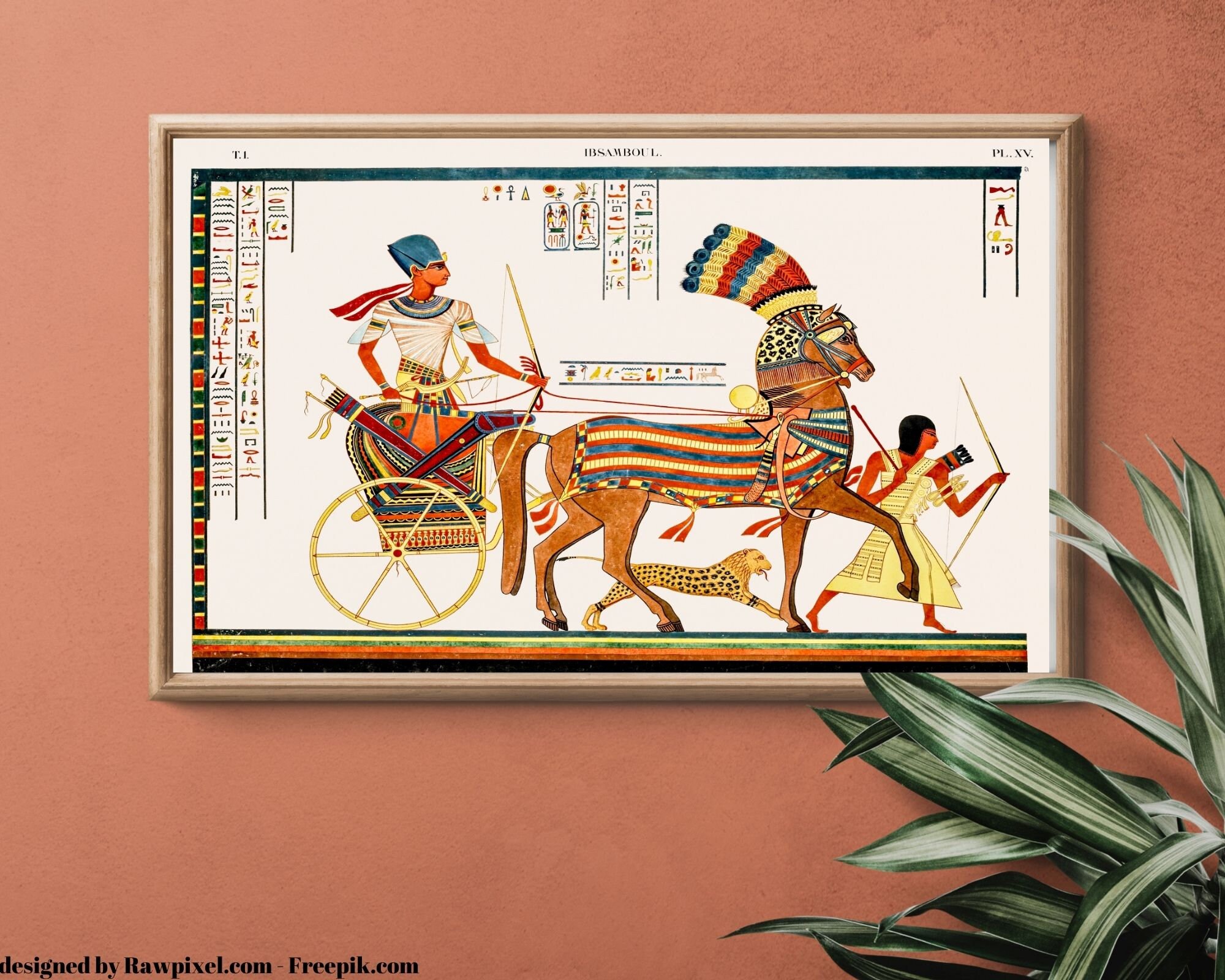 Ancient Egyptian Wall Art Set of 8, Ancient Egypt Prints, Hieroglyphic ...