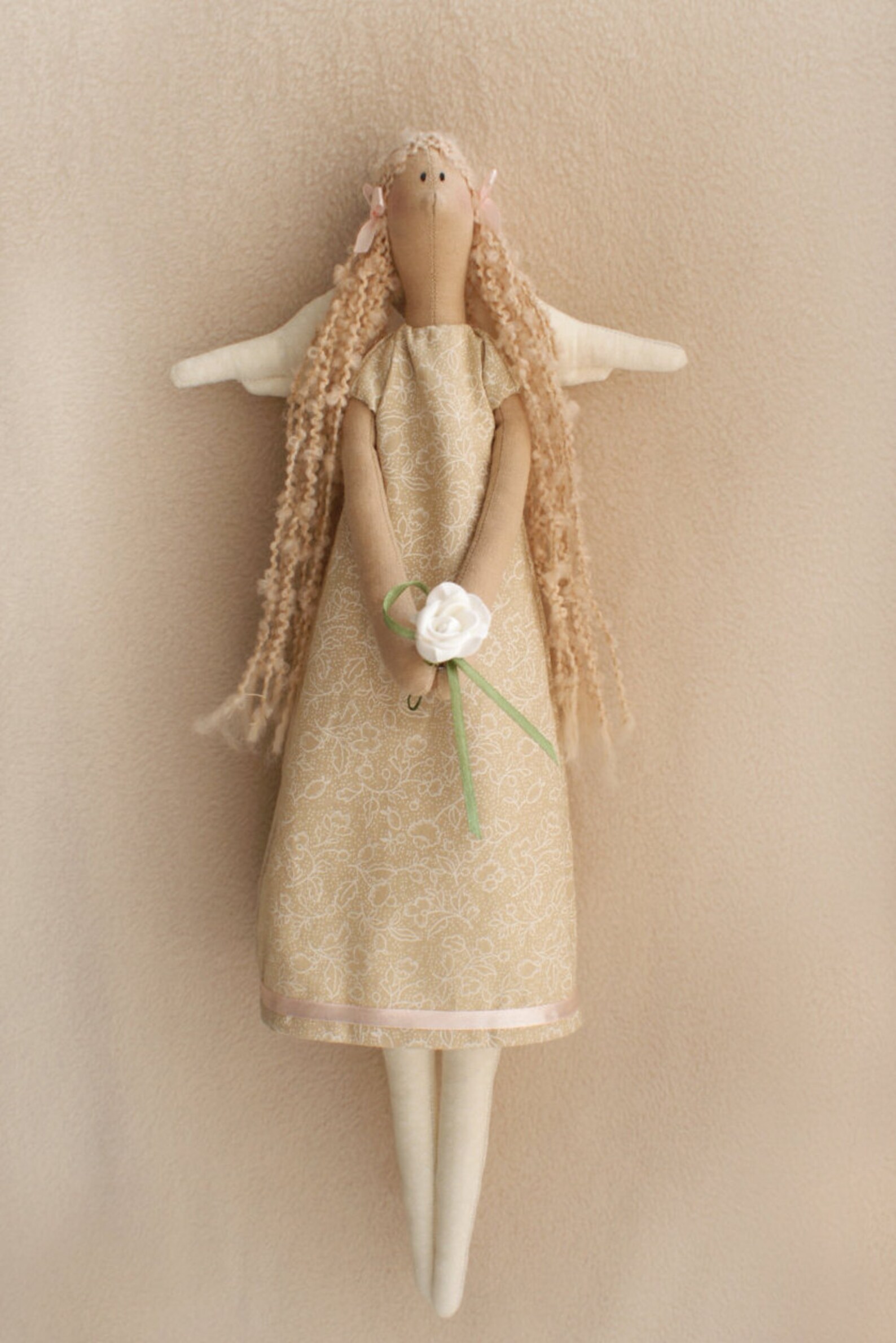 Diy Kit Rag Doll Making Supply Rustic Angel Tilda Artistic Etsy