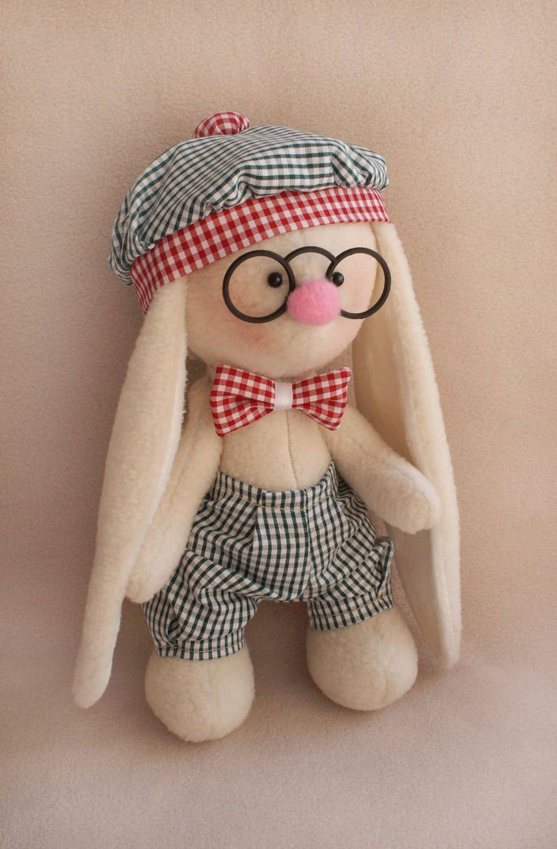 DIY Easy Sewing Kit Rabbit Doll Pattern&supplies Red Dress | Etsy