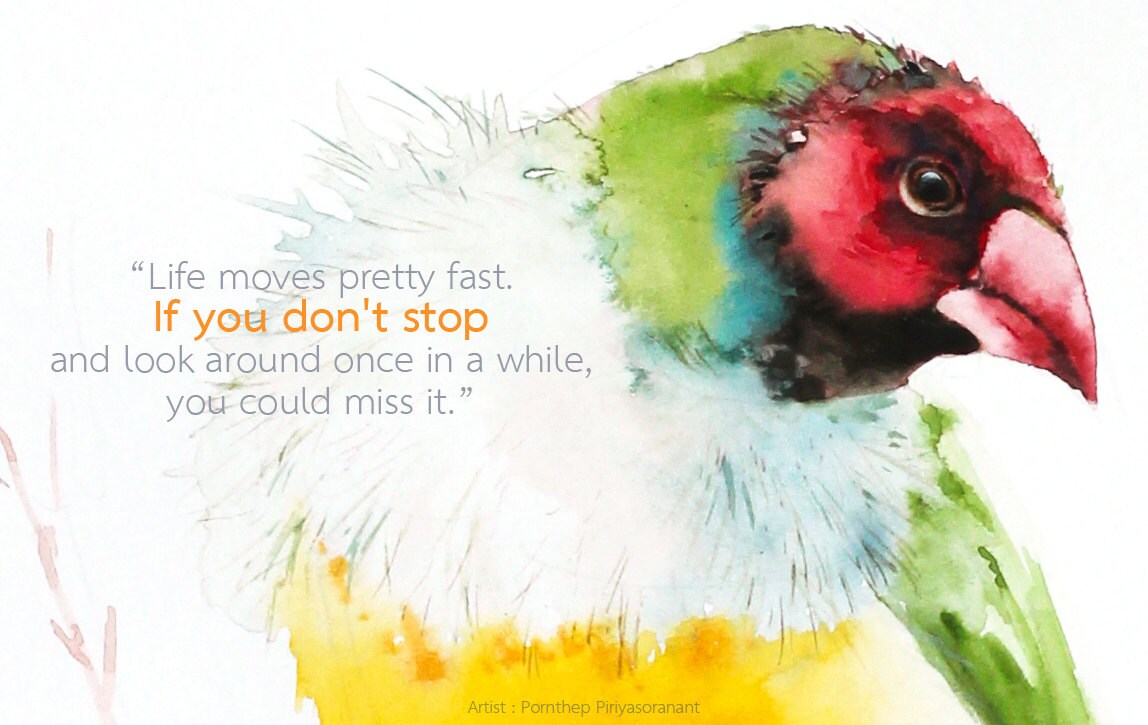 Bird art inspirational quote meaningful and precious image Etsy