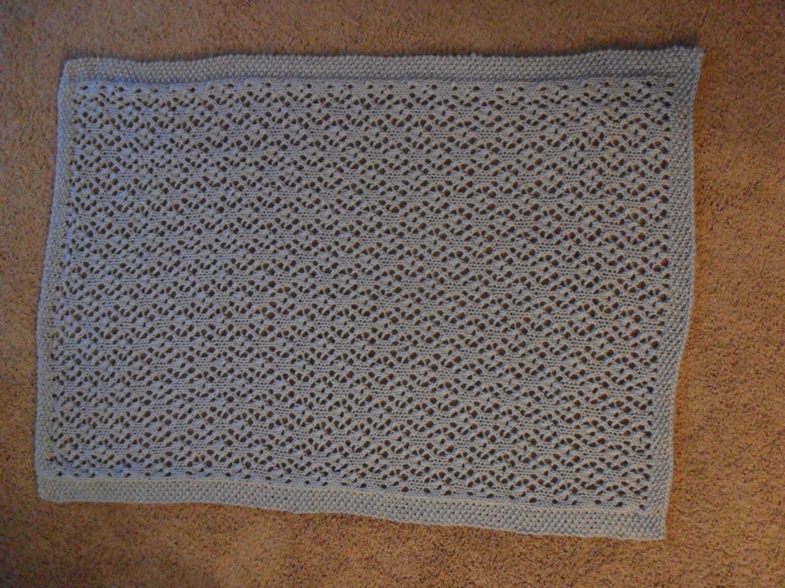 Knitting Pattern Eve's Angel Baby Blanket Pattern Pdf Etsy