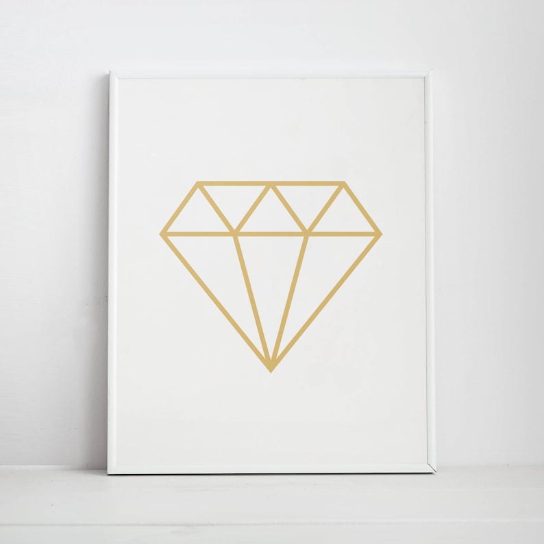 Diamond Print, Diamond Printable Artwork, Gold Diamond, Scandinavian Print, Diamonds, Printable Artwork, Gold Print, Gold Wall Artwork, Affiche photo regarding Diamond Printable titled Diamond Print, Diamond Printable Artwork, Gold Diamond, Scandinavian Print, Diamonds, Printable Artwork, Gold Print, Gold Wall Artwork, Affiche