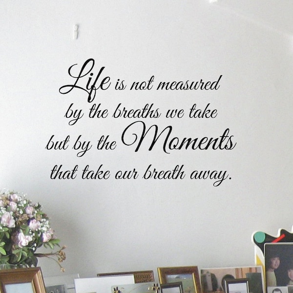 Life is Not Measured - Etsy